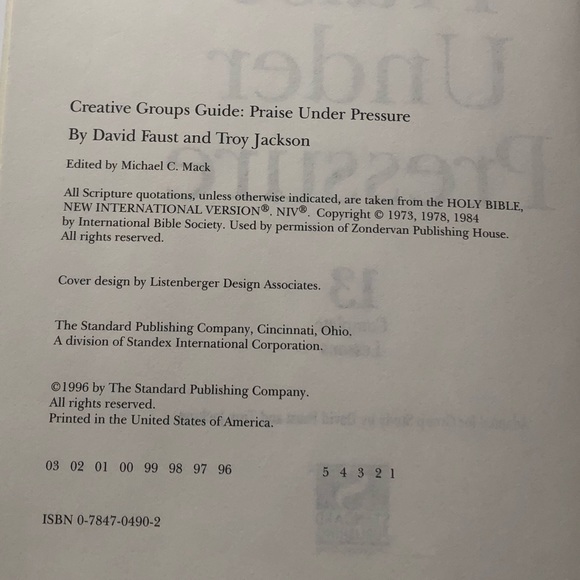 Book - Praise Under Pressure Creative Groups Guide - Picture 4 of 4